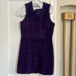Kathy Ireland Deep Purple Mini Dress